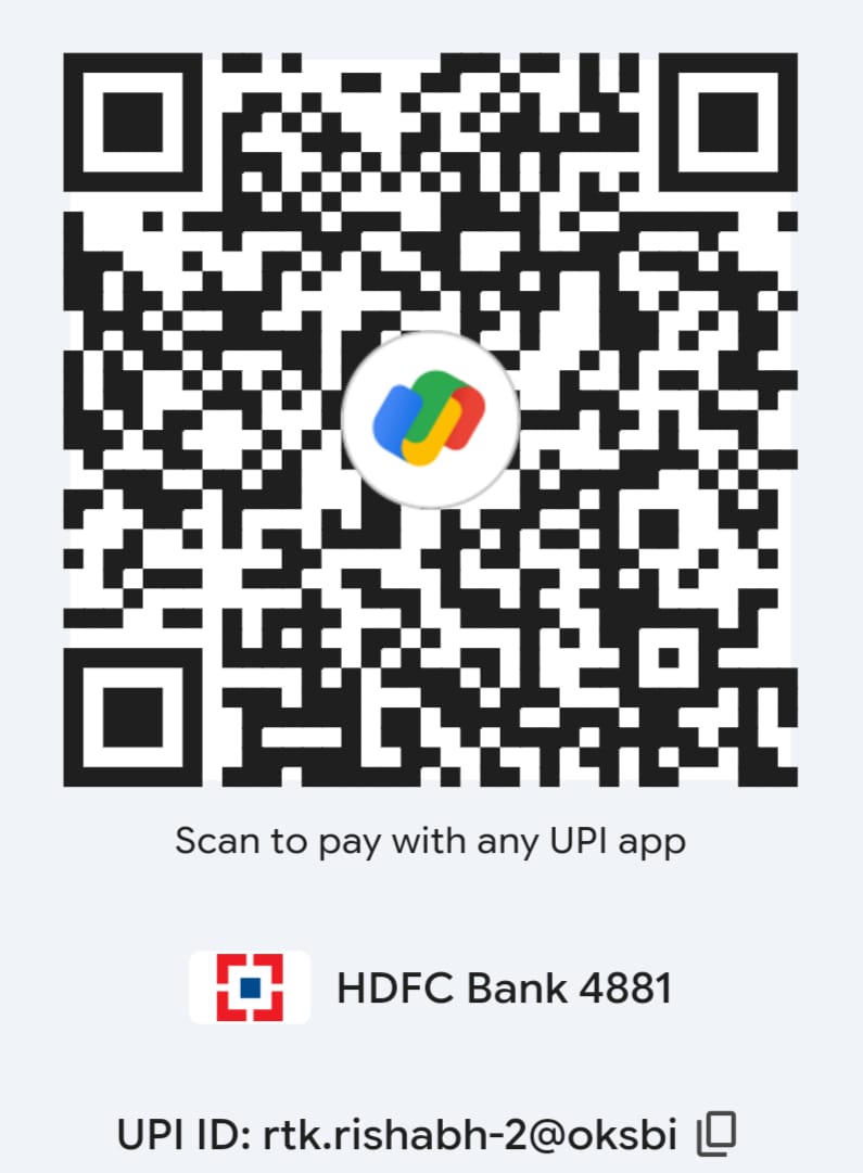 UPI payment QR code